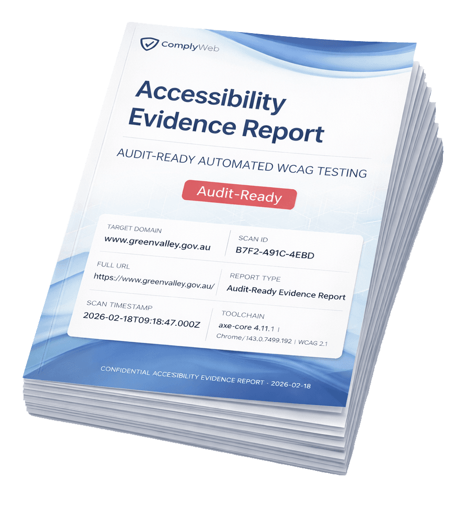 Audit-Ready Evidence Report preview